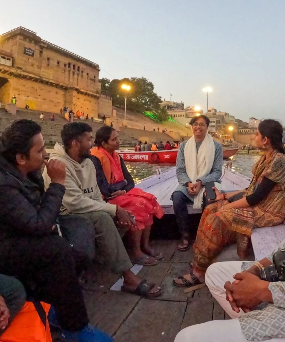 Boating in Varanasi